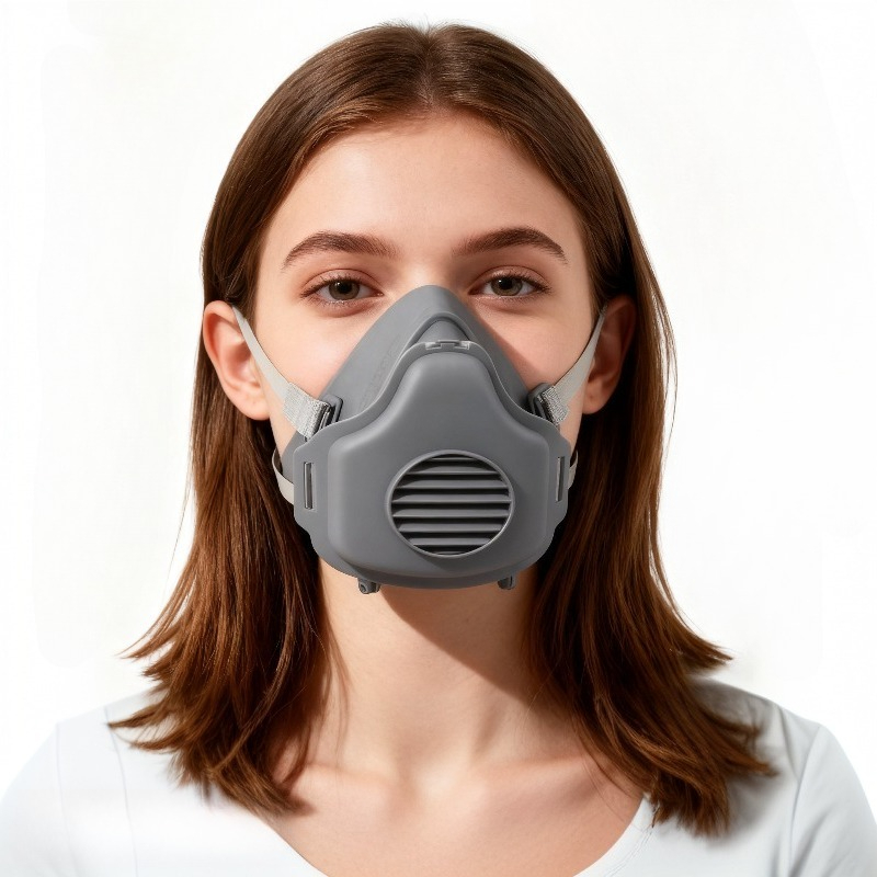 Respirator Half Face - Respirador Antipolvo, Máscara de Seguridad de