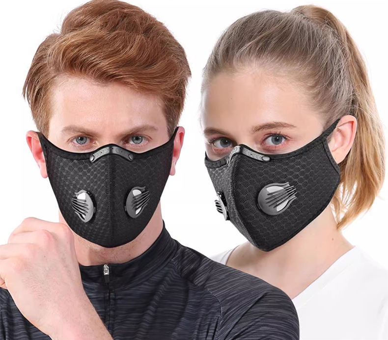 Dust Mask Construction - Máscara de ciclismo deportiva lavable reutilizable