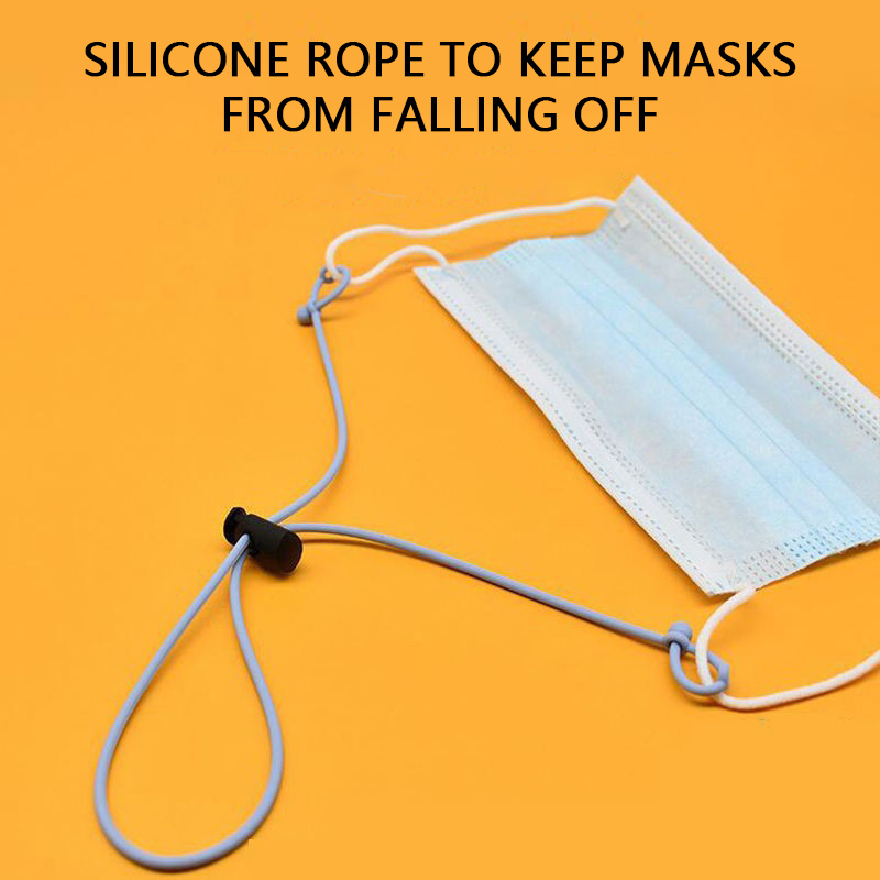 Mask Lanyard Adjustable - Correa de ajuste de silicona para