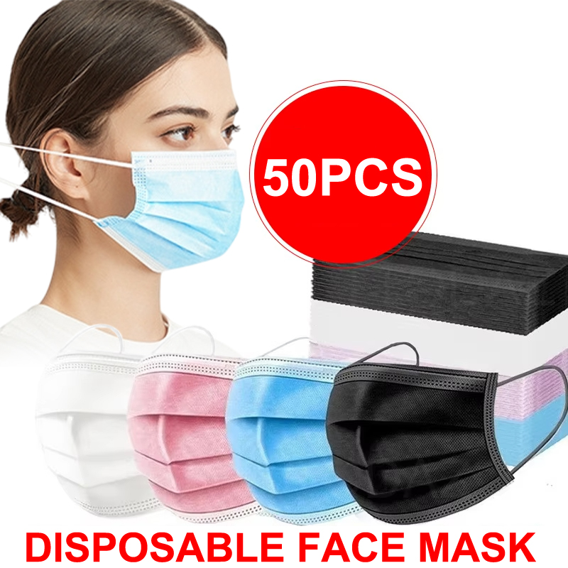 Disposable Mask Blue - 50 Uds. Mascarilla de 3 capas,