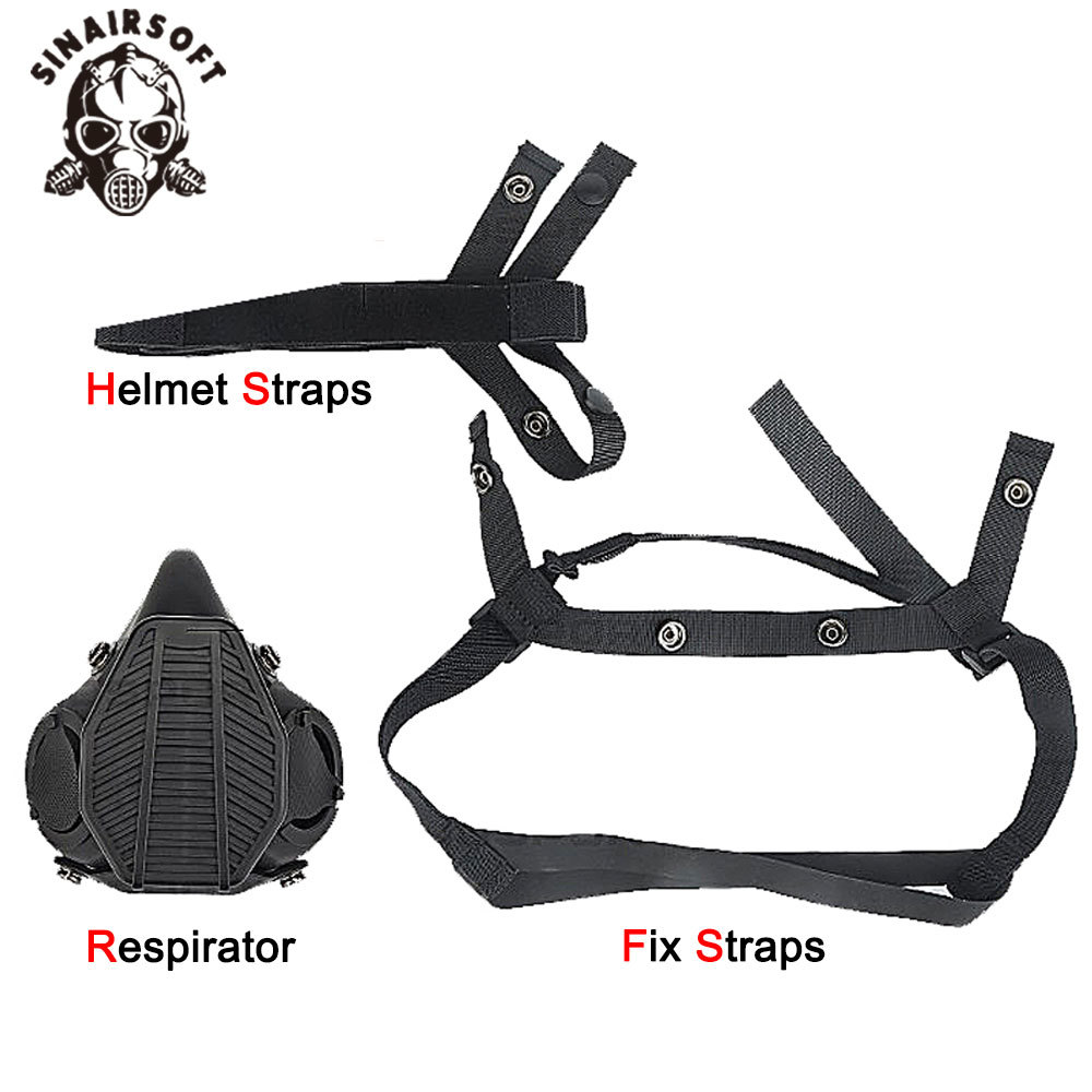 Media máscara facial táctica c - Respirator Half Face reseña y precio