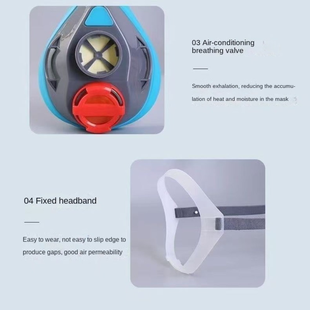 Máscara Facial de Silicona a P - Respirator Half Face reseña y precio