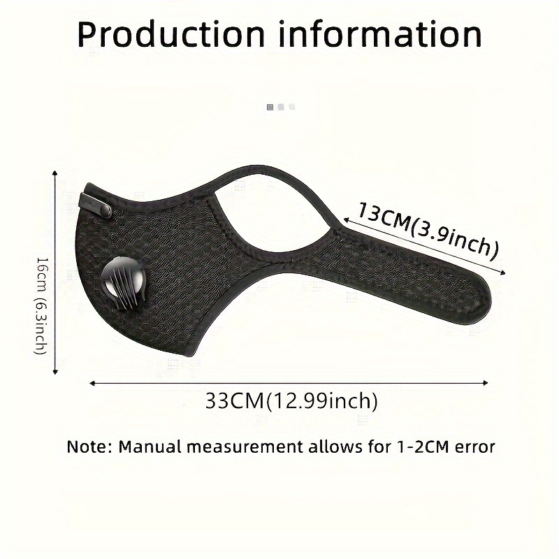 Máscara de ciclismo deportiva  - Dust Mask Construction reseña y precio