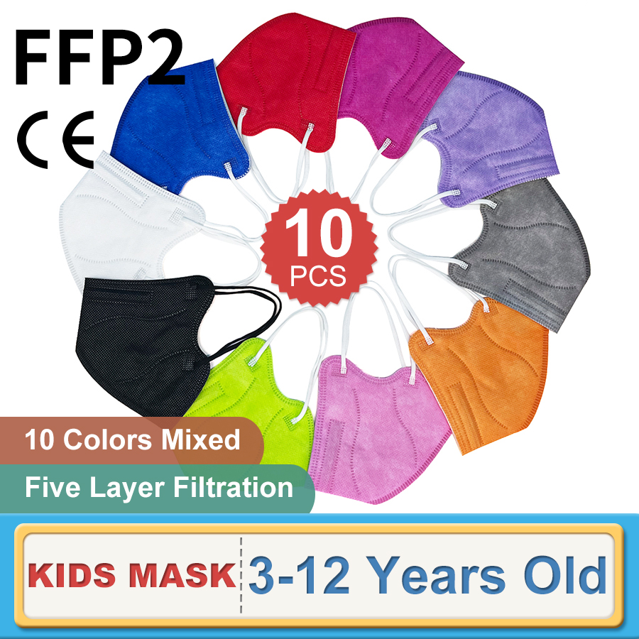 10 Uds. Mascarilla facial FFP2 - Kids Face Mask reseña y precio