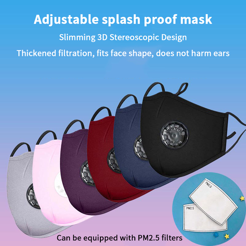 Máscaras antipolvo PM2.5 antic - Cloth Face Mask Washable reseña y precio
